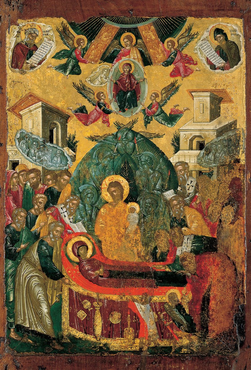Jomfruens Dormition af Unbekannt Unbekannt