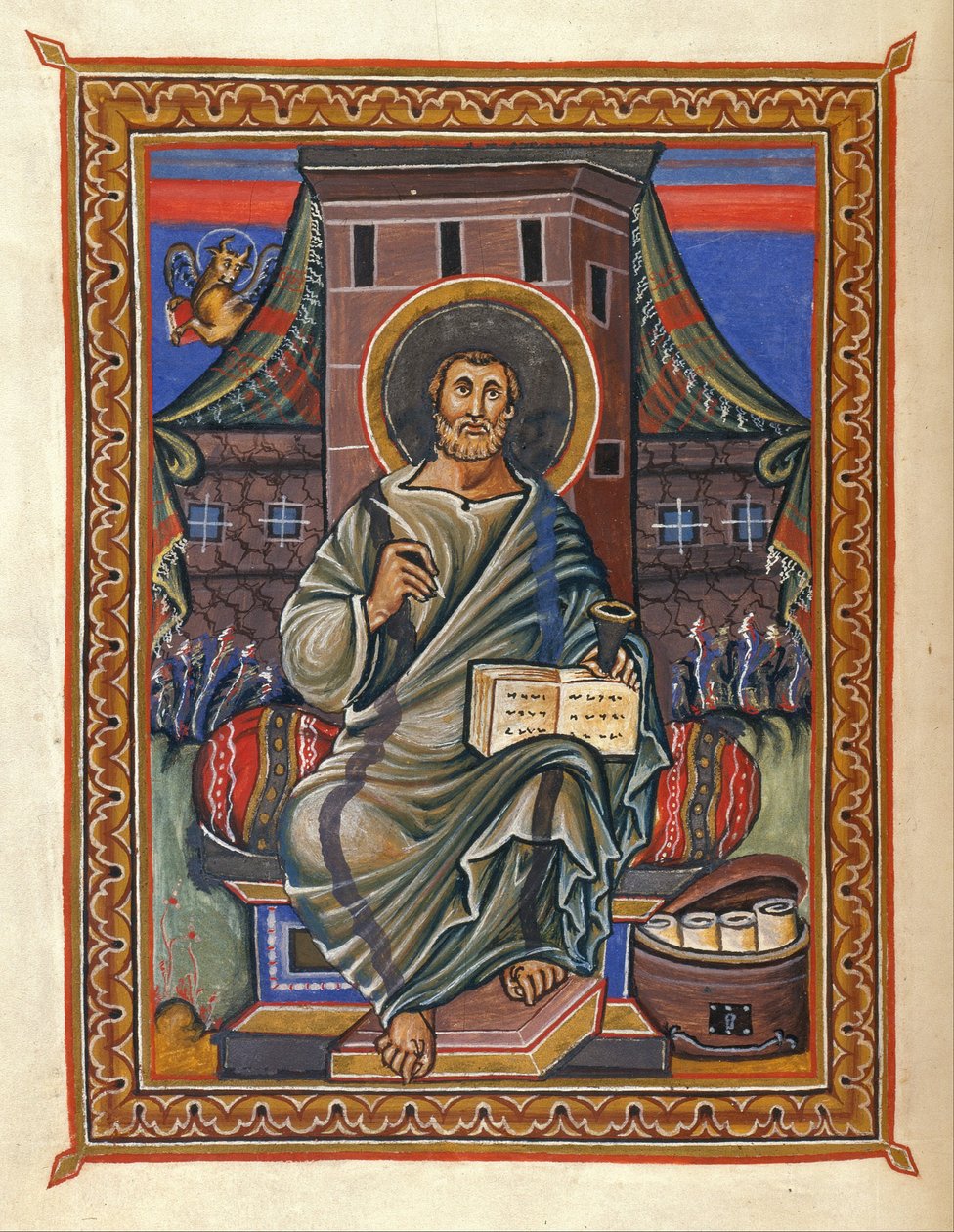 Evangelisten Luke af Unbekannt Unbekannt