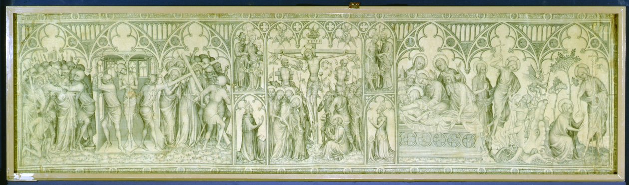 The Parement of Narbonne, ca. 1375 (grisaille på silke) af Unbekannt Unbekannt