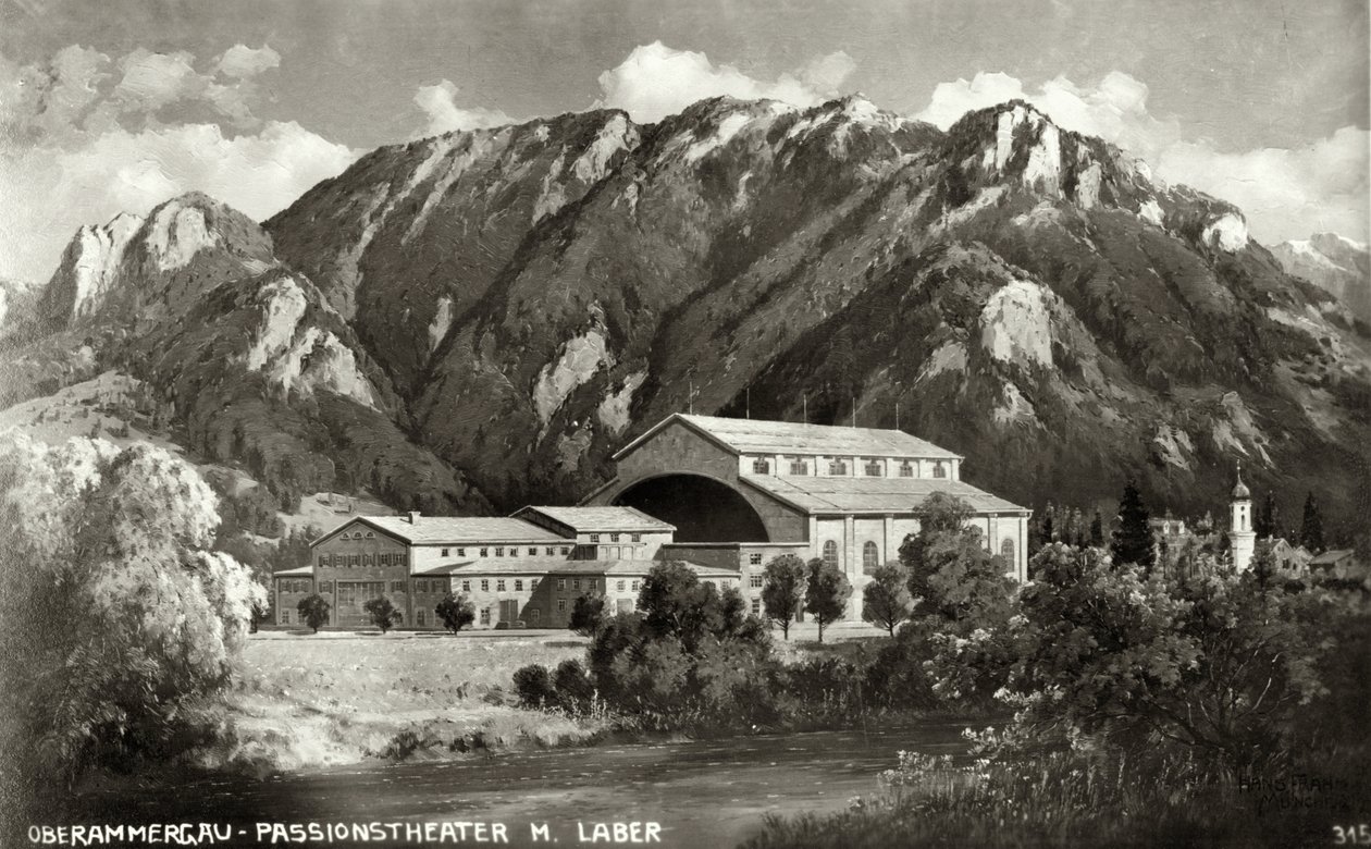 Teatret i Oberammergau, 1930 af Unbekannt Unbekannt