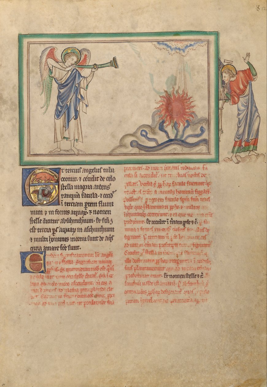 Den tredje trompet- The Burning Star falder i floden af Unbekannt Unbekannt