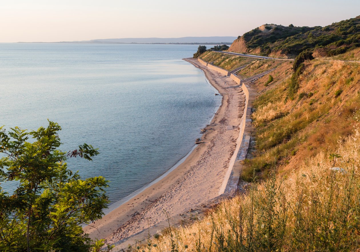 Stranden ved Anzac Cove, ser mod nord af Unbekannt Unbekannt