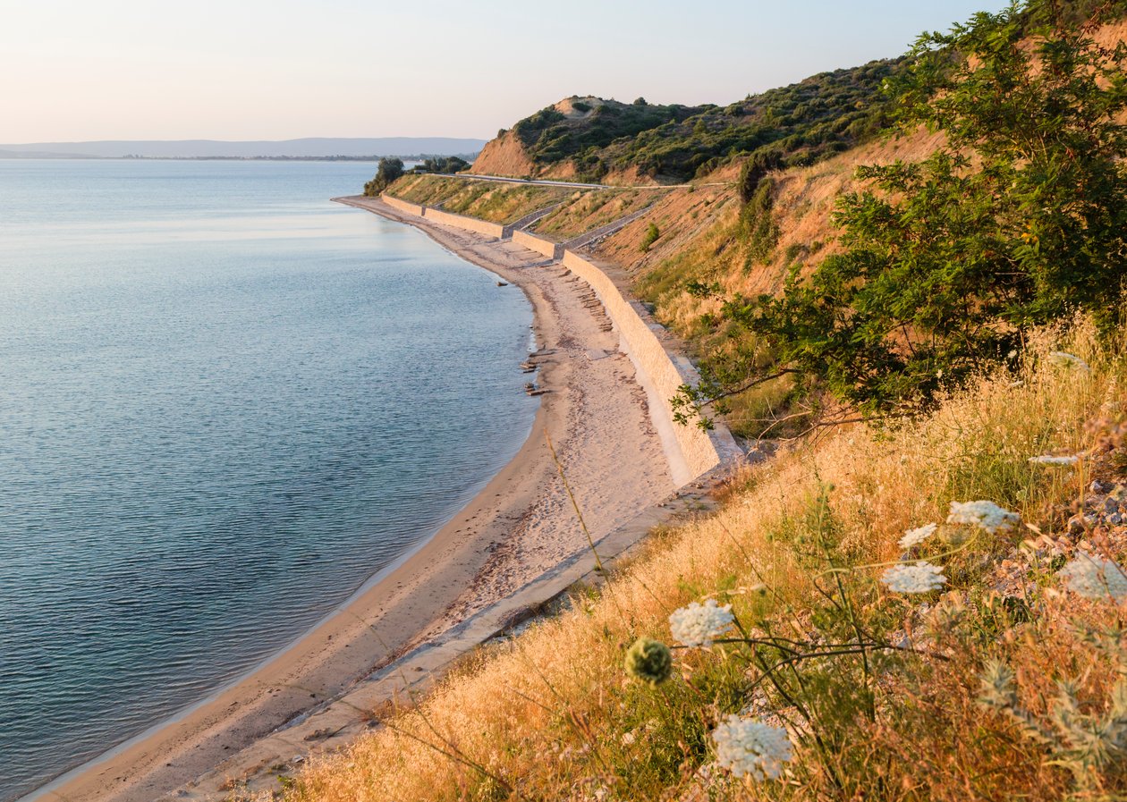 Stranden ved Anzac Cove, ser mod nord af Unbekannt Unbekannt
