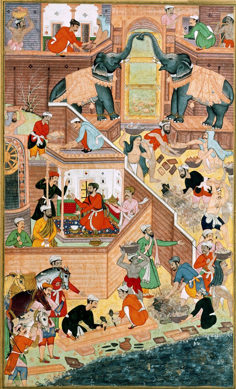 Bygningen af Fatehpur Sikri-paladset, fra 