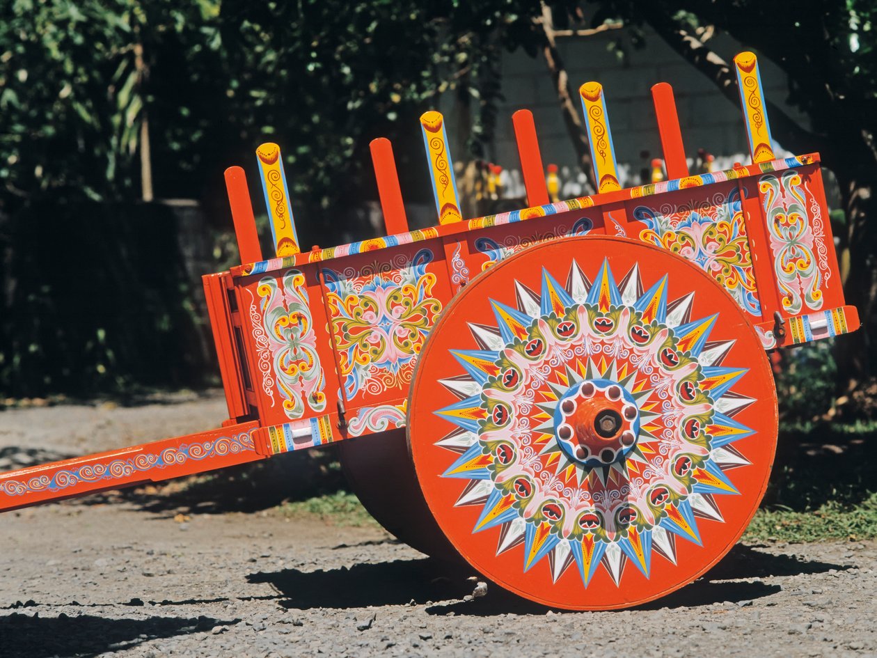 Traditionel oksevogn, Sarchi Norte, Valverde Vega, Costa Rica af Unbekannt Unbekannt