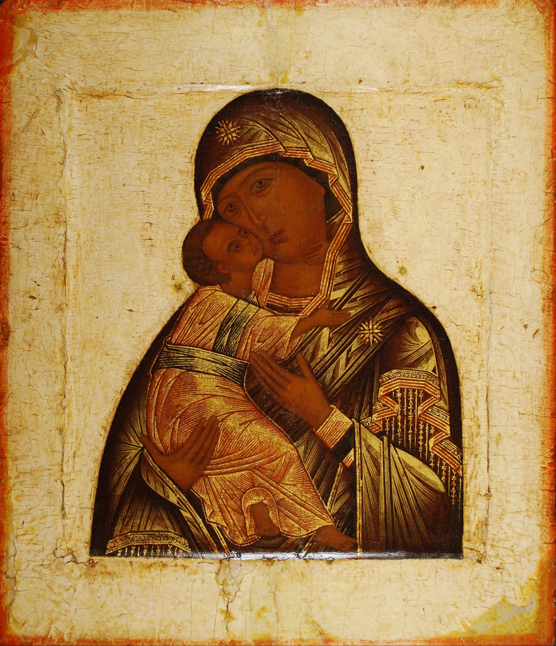 Uidentificeret kunstner - Madonna of Tenderness with Child af Unbekannt Unbekannt