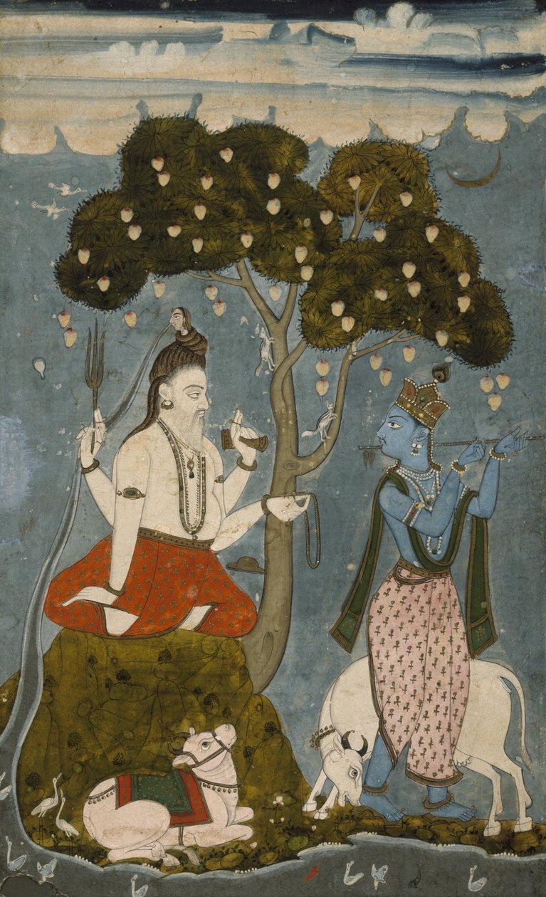 Ukendt indianer - Shiva og Krishna af Unbekannt Unbekannt