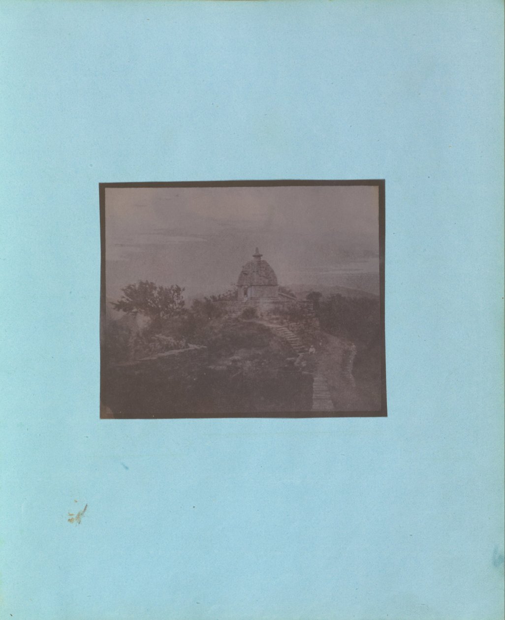 Ukendt skaber, britisk, aktivt Indien omkring 1843 - (Udsigt over et tempel, Indien) af Unbekannt Unbekannt
