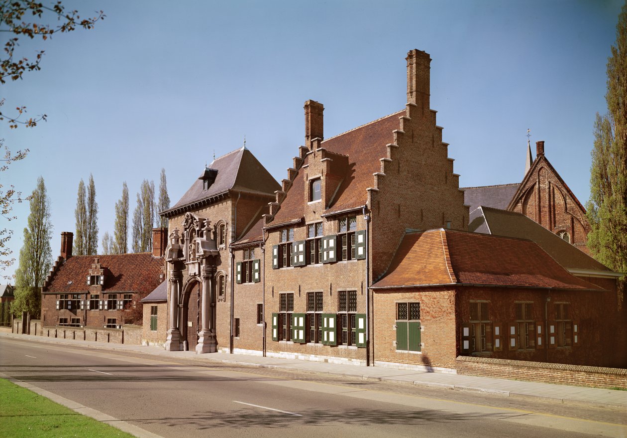 Udsigt over indgangen til Bijloke Abbey af Unbekannt Unbekannt