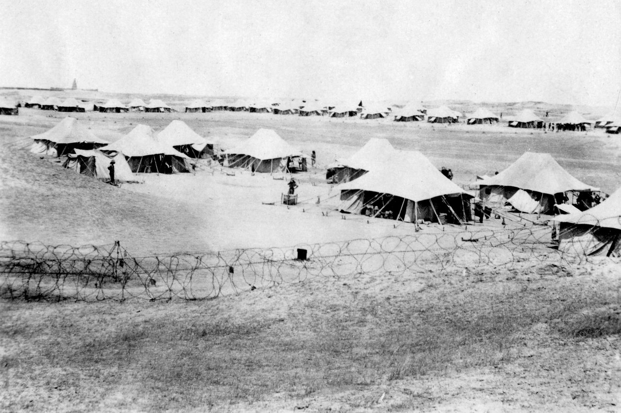 15 RWR bataljonslejr, Samarra, Mesopotamien, 1918 af Unbekannt