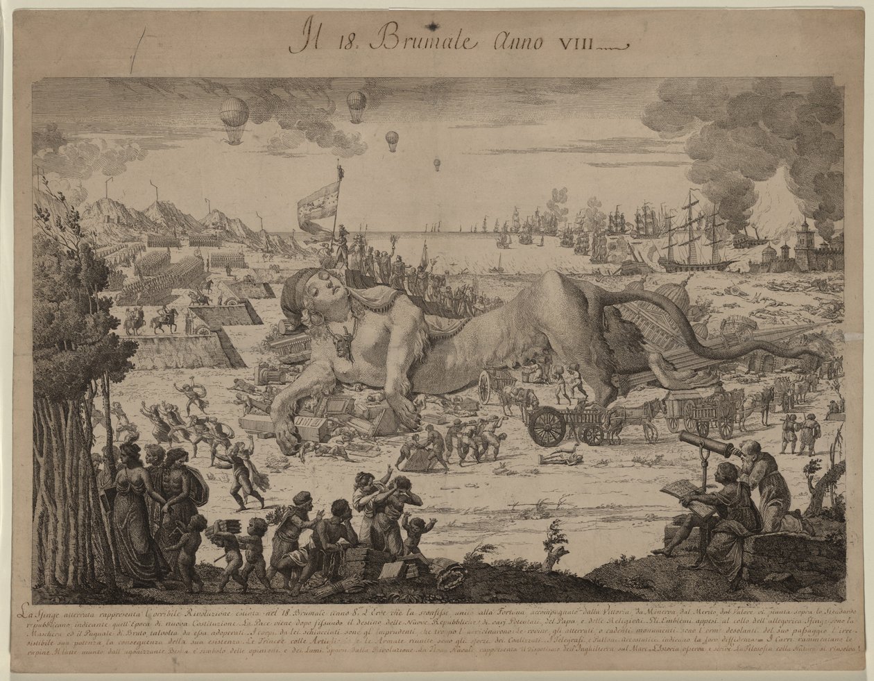 18 Brumaire i år VIII 9. november 1799, 1799 af Unbekannt