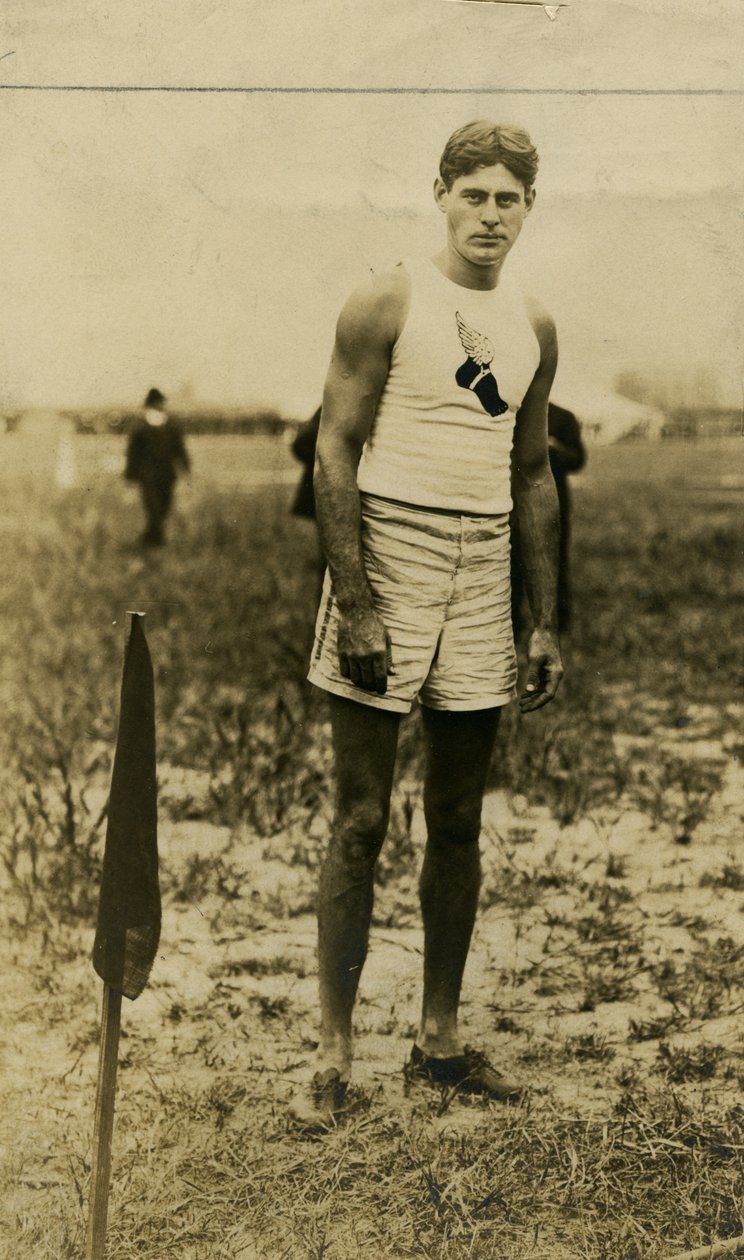 OL 1904- Uidentificeret medlem af New York Athletic Club Team (muligvis Samuel Symington Jones) af Unbekannt