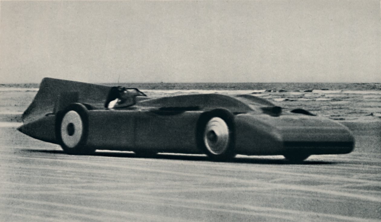276 miles i timen på sandet ved Daytona, 1937 af Unbekannt