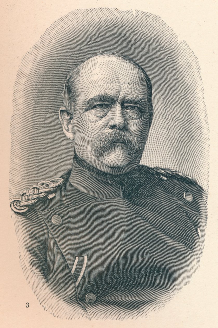 3 - Otto Von Bismarck på fire stadier af sin karriere, 1907 af Unbekannt