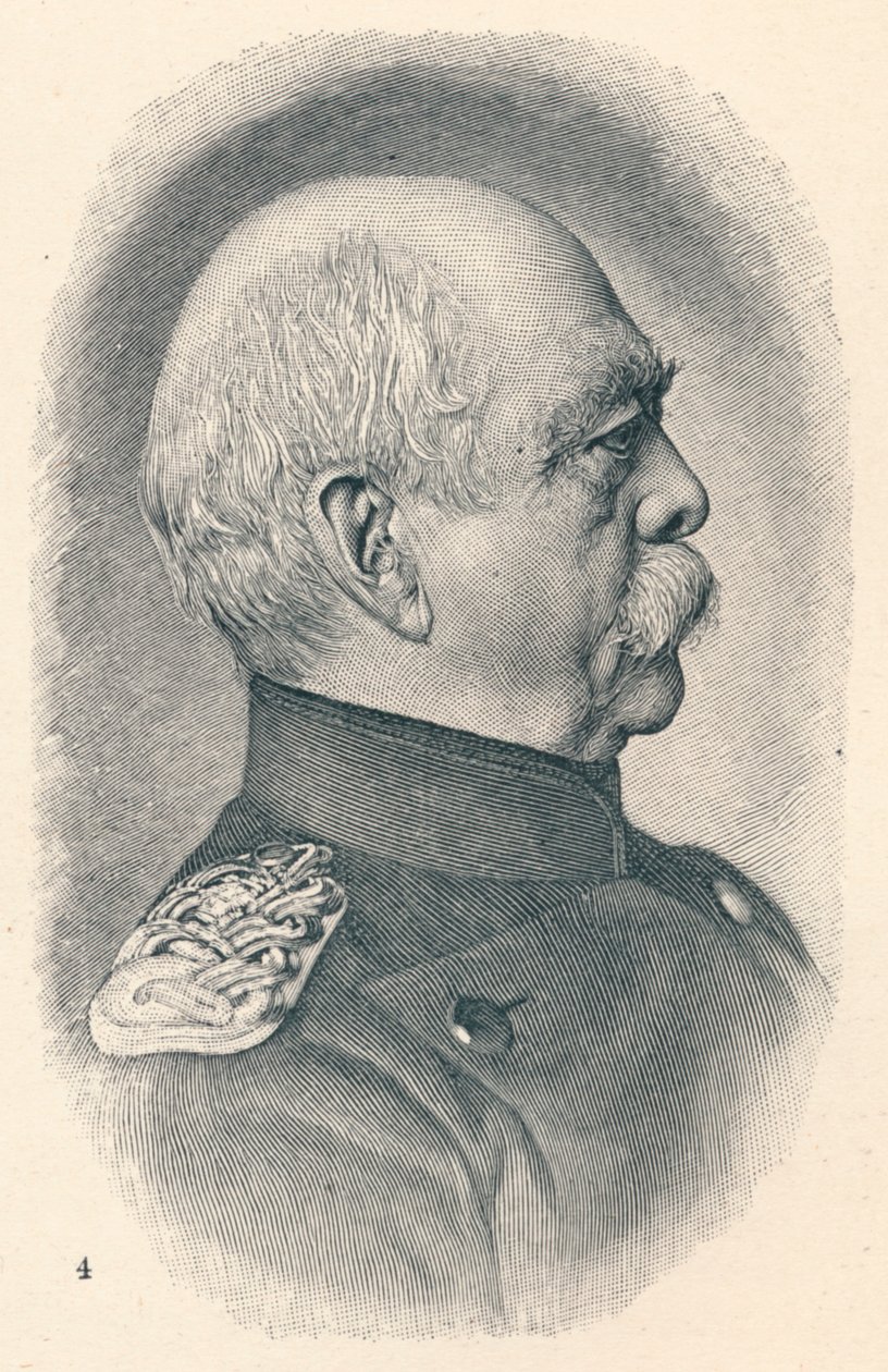 4 - Otto Von Bismarck på fire stadier af sin karriere, 1907 af Unbekannt