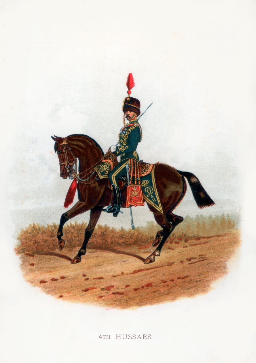 4. Husarer, 1889 af Unbekannt