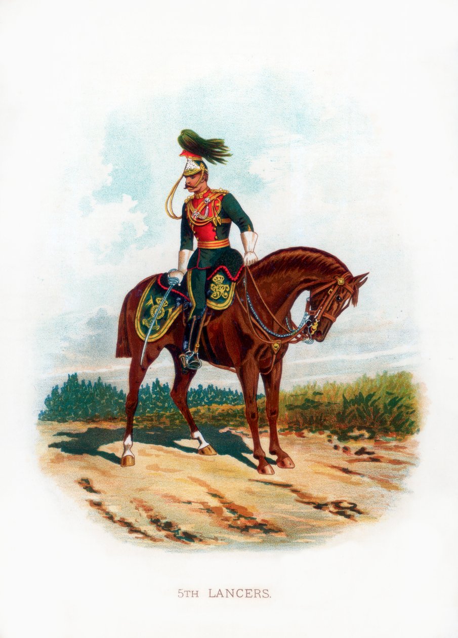 5. Lancer, 1889 af Unbekannt