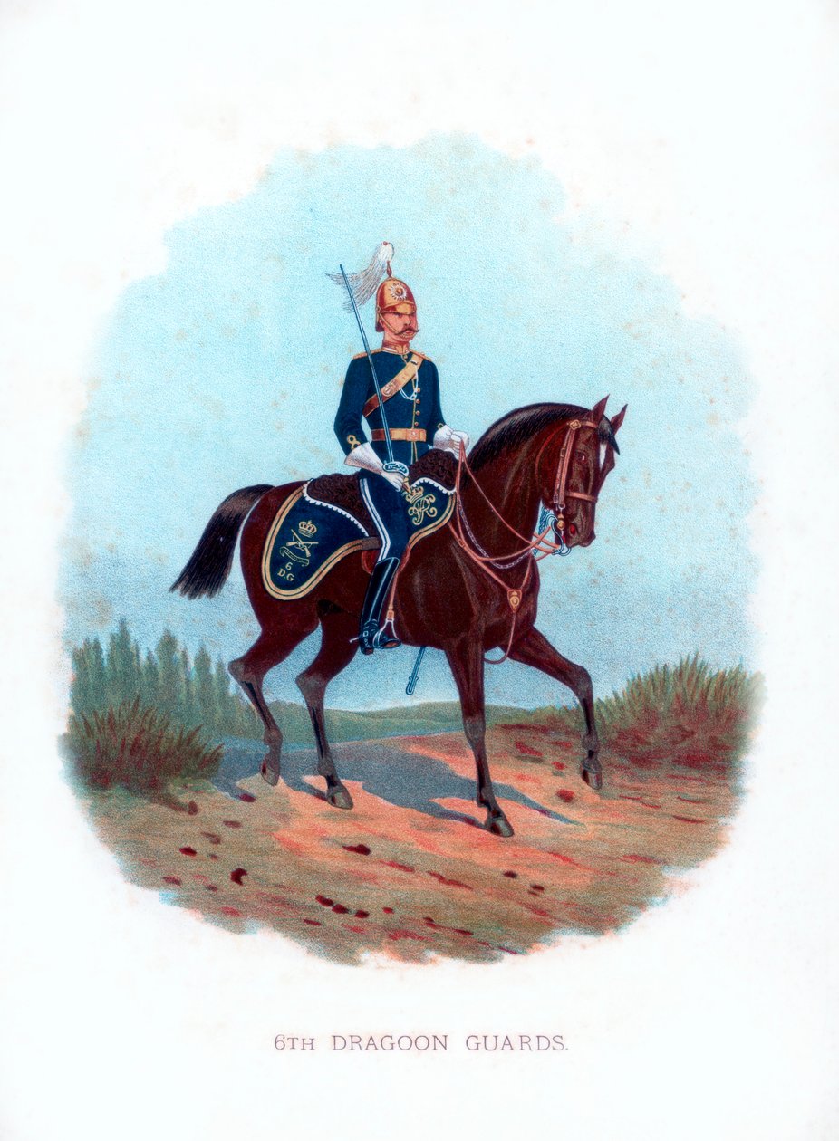 6. dragongarde, 1888 af Unbekannt