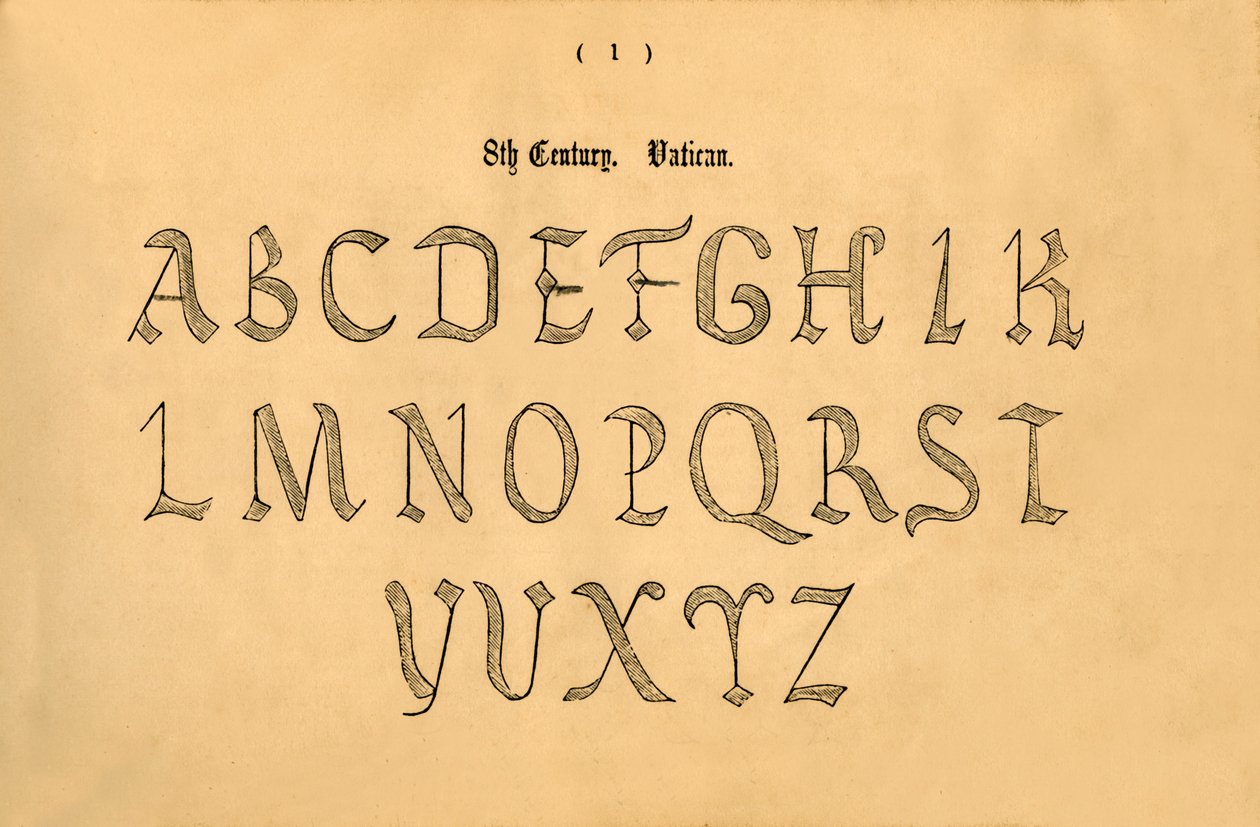 8. århundrede. Vatikanet, 1862 af Unbekannt