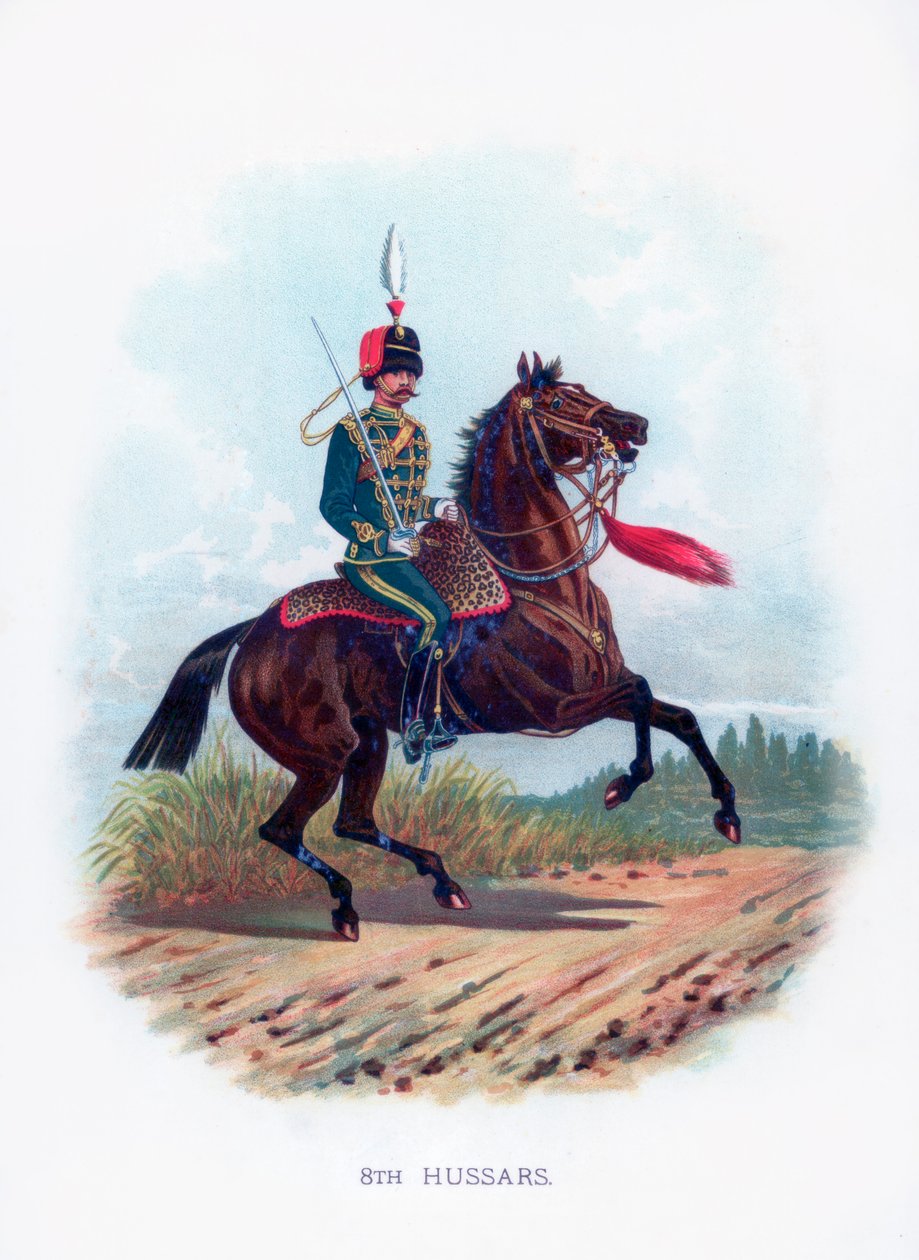 8. Husarer, 1889 af Unbekannt