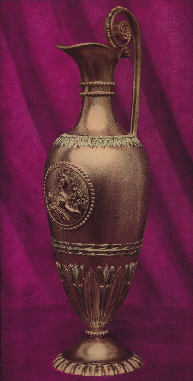 En 20-karat guldampulle eller salvningsbeholder med billedkunst af Magdalen, 1803 af Unbekannt