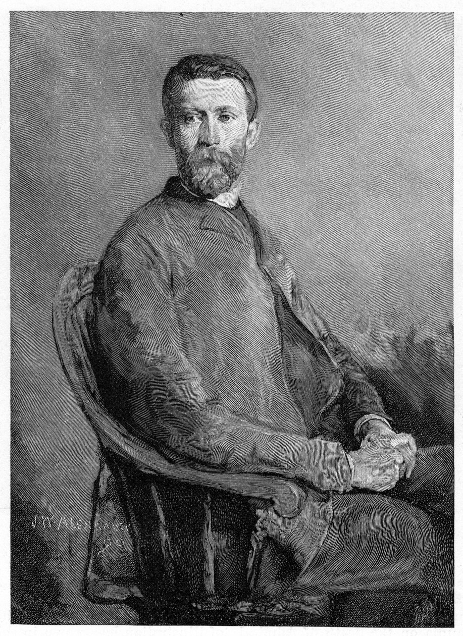 A B Frost, amerikansk illustrator, c1800-tallet af Unbekannt