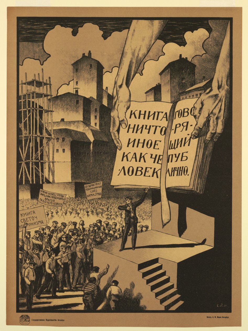 En bog er intet andet end en person, der taler offentligt, 1920 af Unbekannt