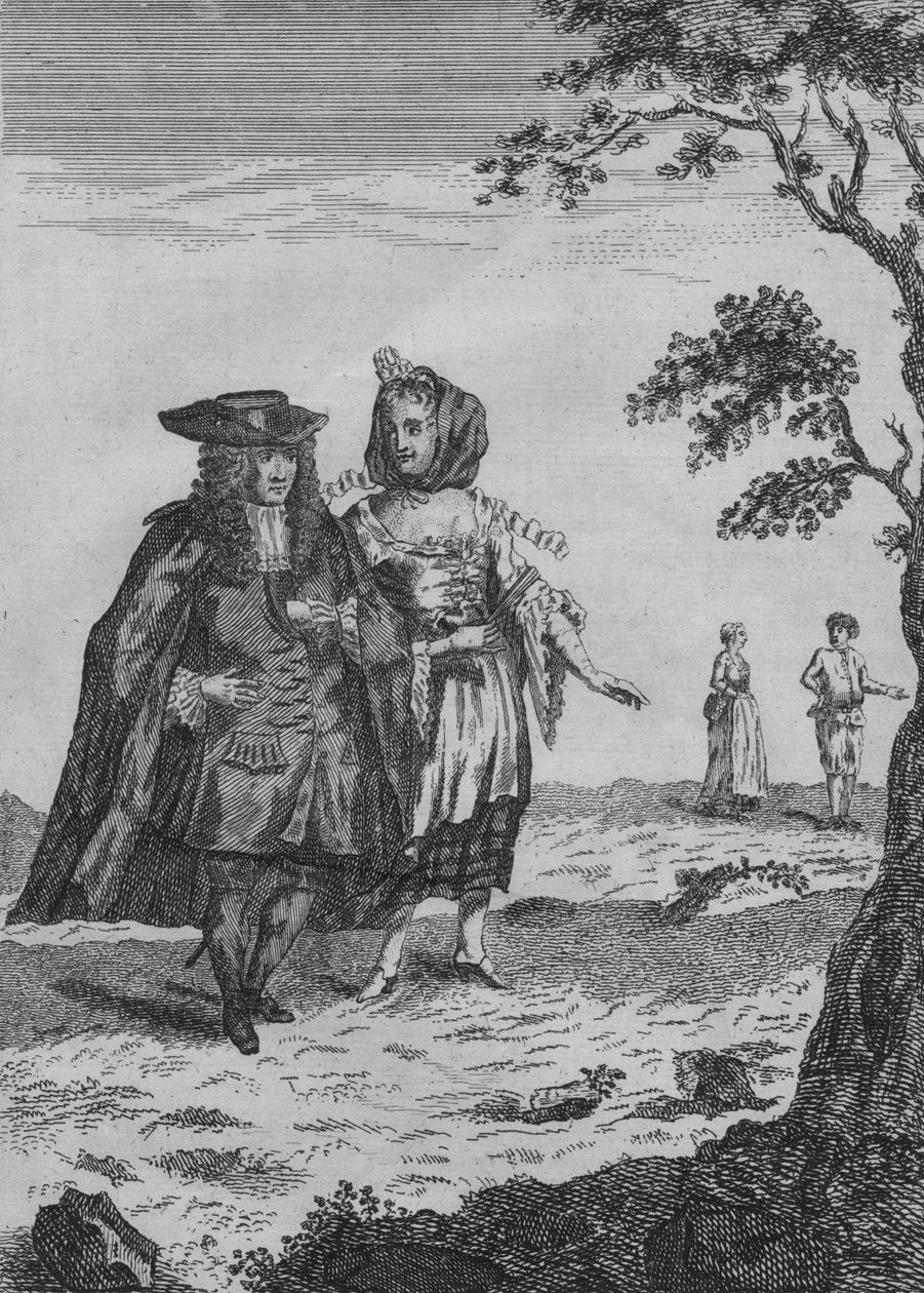 A Burgomaster and His Wife, slutningen af det 17.-begyndelsen af det 18. århundrede af Unbekannt