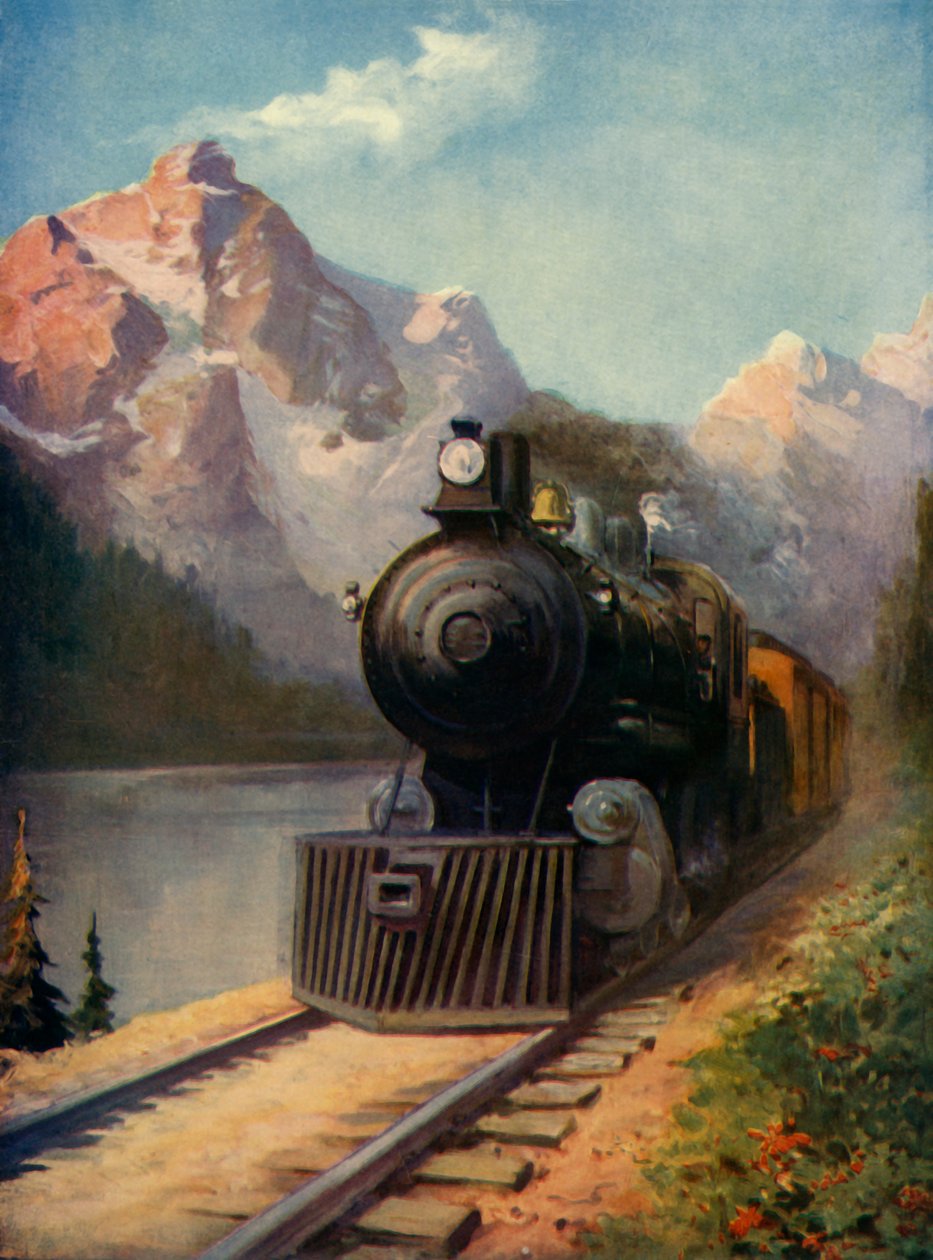 En Canadisk Pacific Transcontinental Express, 1930. af Unbekannt
