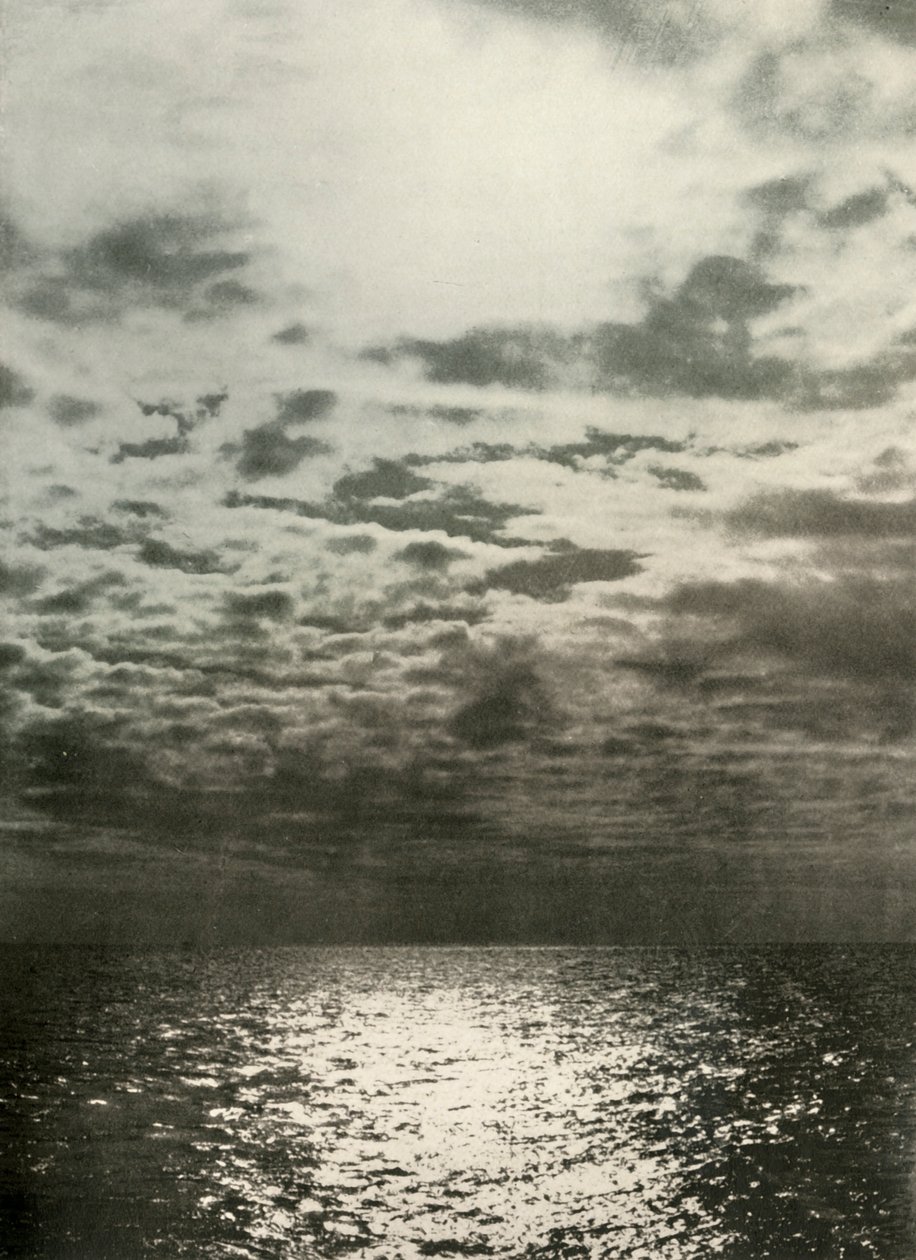 En skyeffekt før havet frøs til, c1908, 1909 af Unbekannt