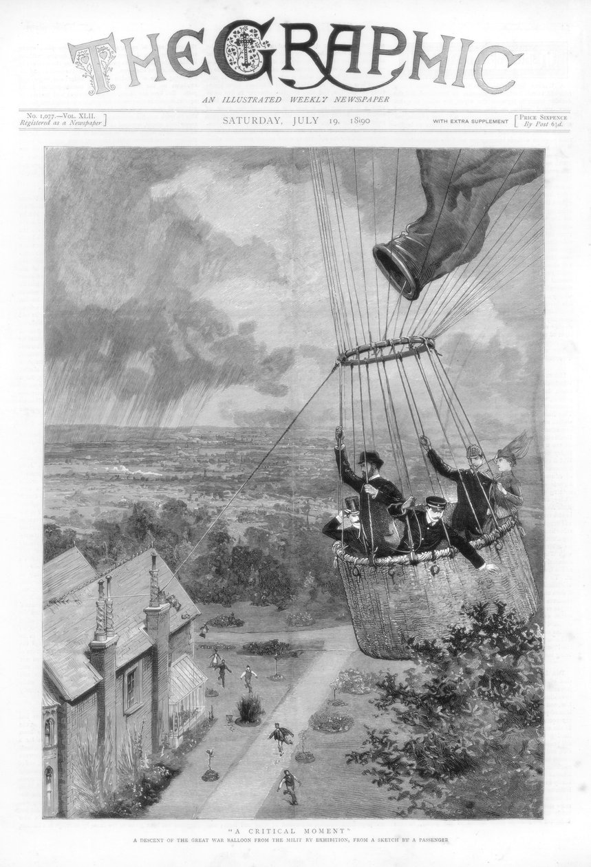 Et kritisk øjeblik, 1890 af Unbekannt
