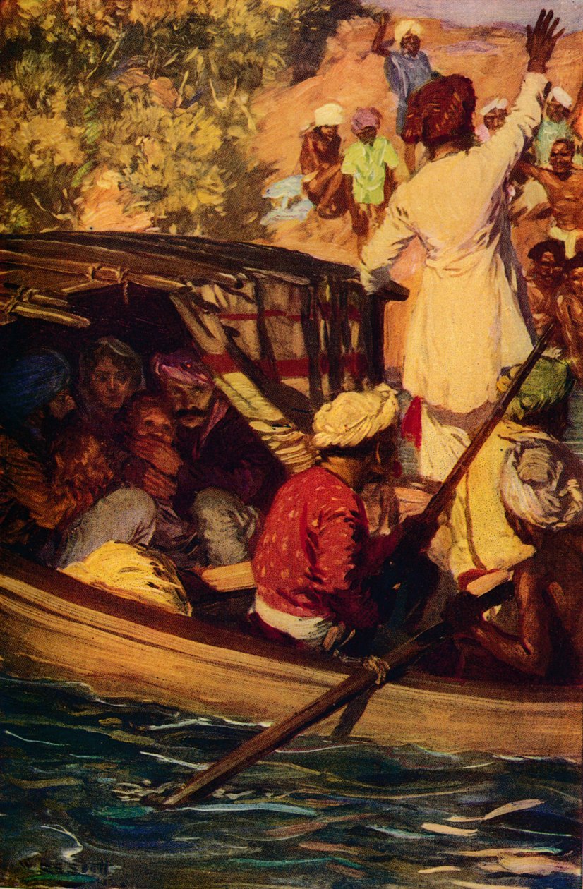 Et kritisk øjeblik, c1857 c1912 af Unbekannt
