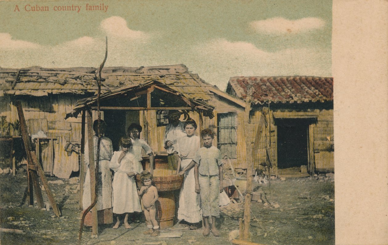 En cubansk landfamilie, 1908 af Unbekannt