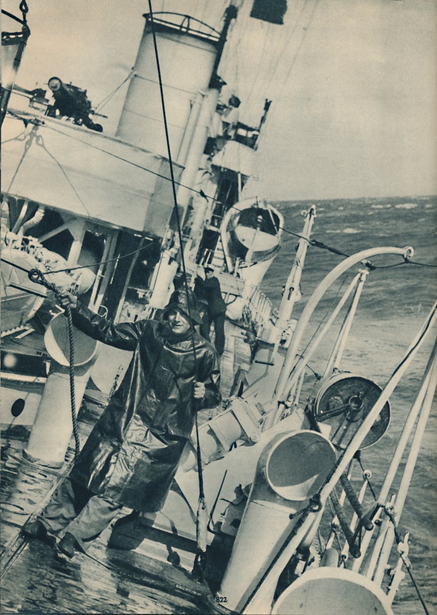 En ødelægger i hårdt vejr, 1936 af Unbekannt