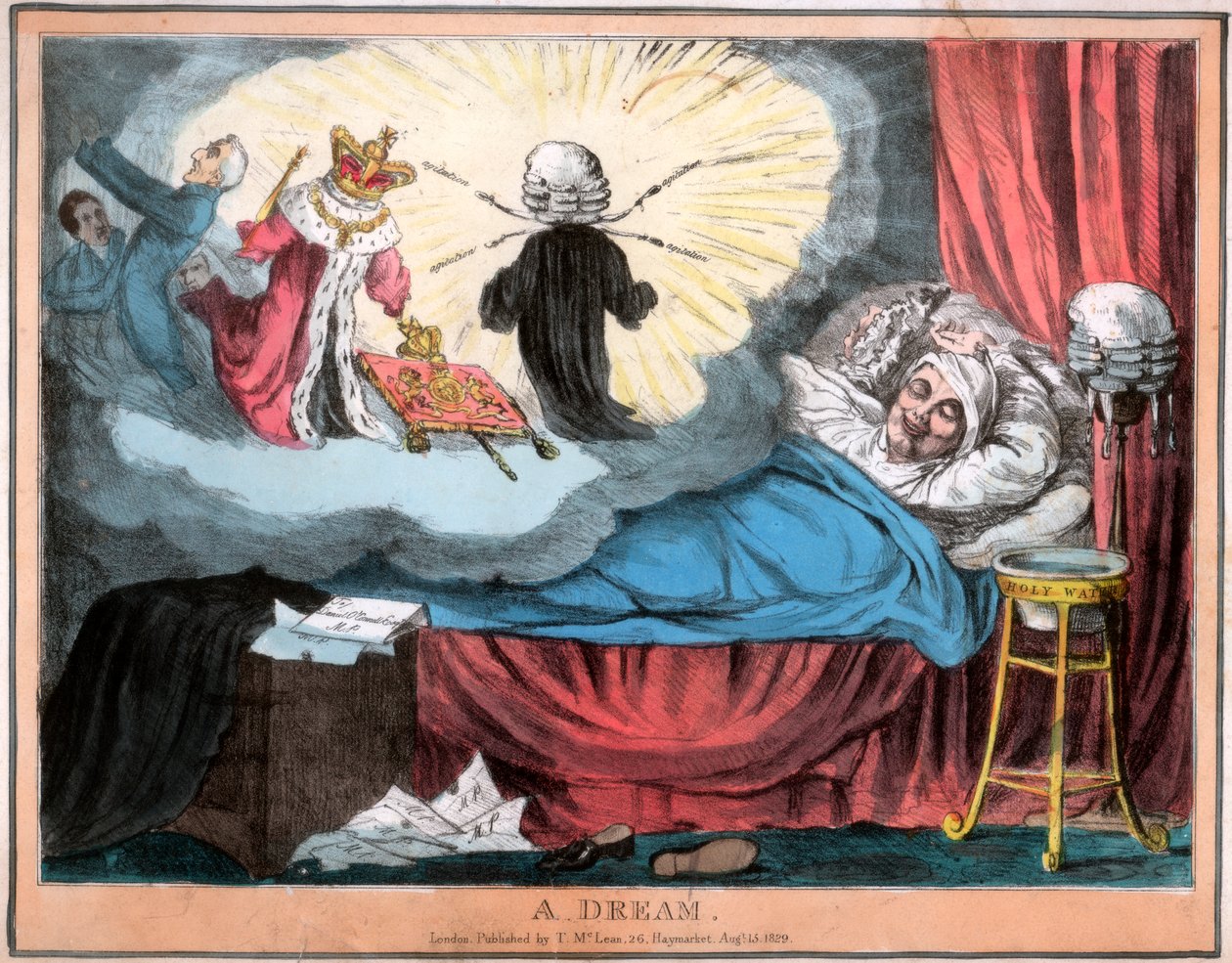 En drøm, 1829 af Unbekannt