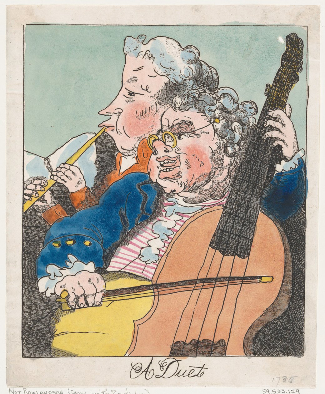 En Duet, 1785., 1785. af Unbekannt