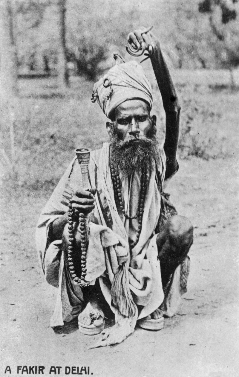 En fakir i Delhi, det 20. århundrede af Unbekannt