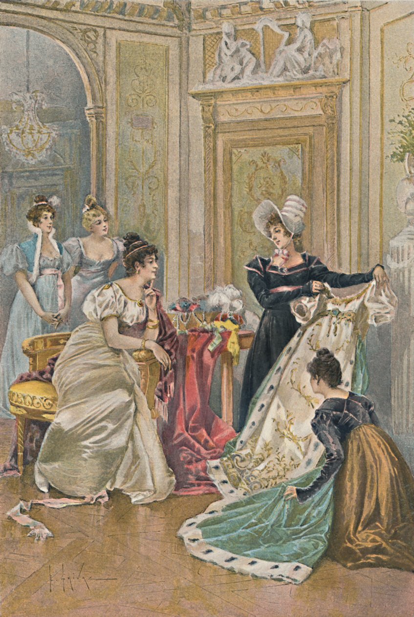 Josephines yndlingsbeskæftigelse, 1896 af Unbekannt