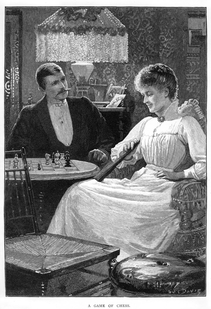 Et spil skak, c1900-c1910s af Unbekannt