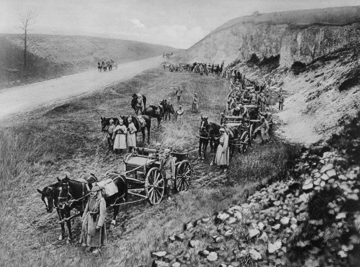 En tysk maskingeværenhed, Første Verdenskrig, 1915 af Unbekannt