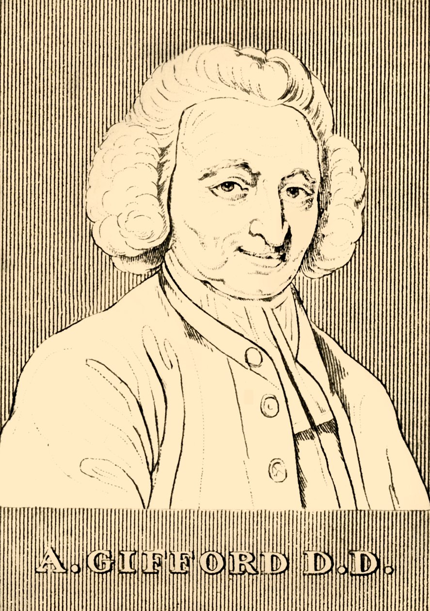 A. Gifford D.D., 1700-1784, 1830. af Unbekannt