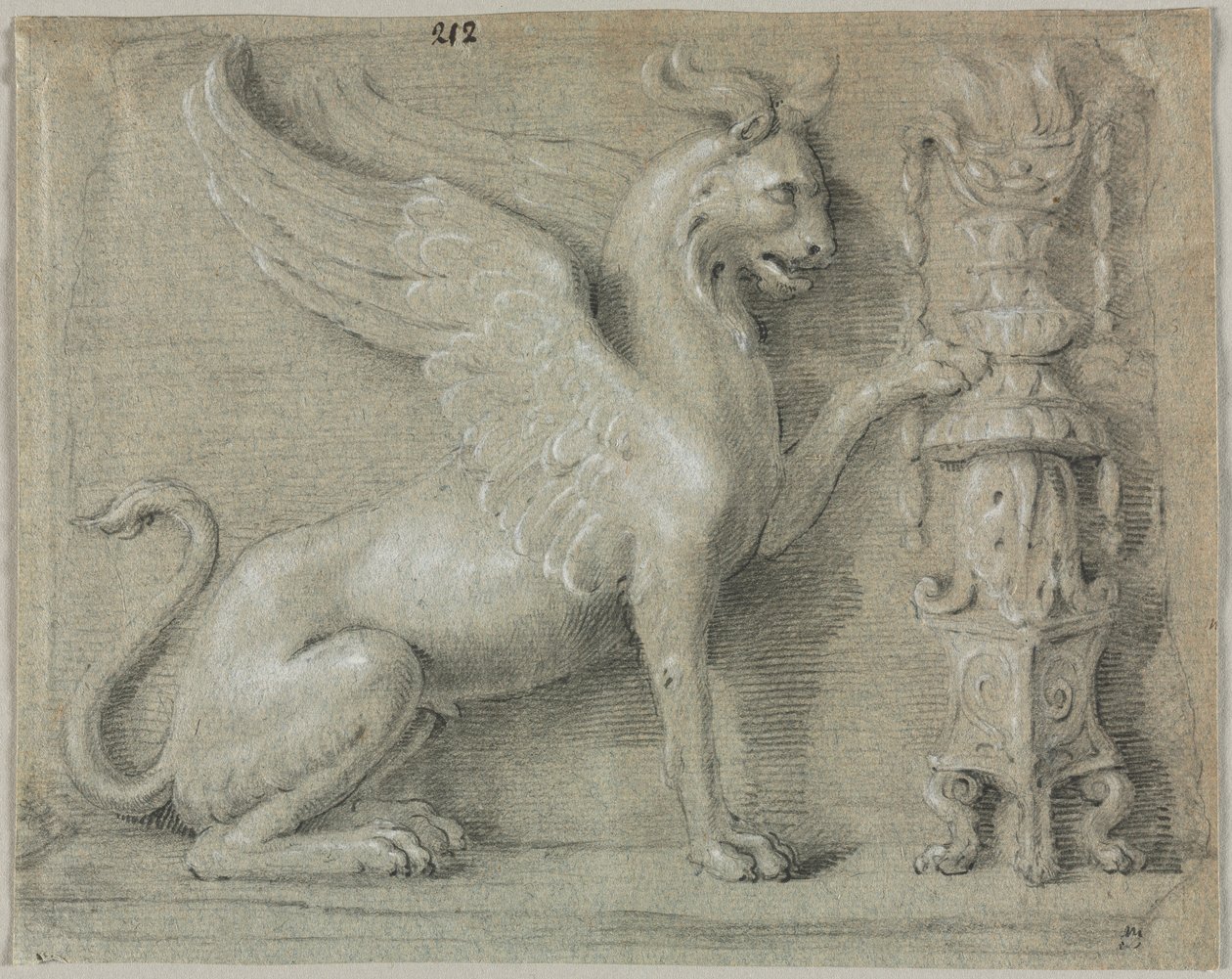 A Griffin Relief, 1700-tallet. af Unbekannt