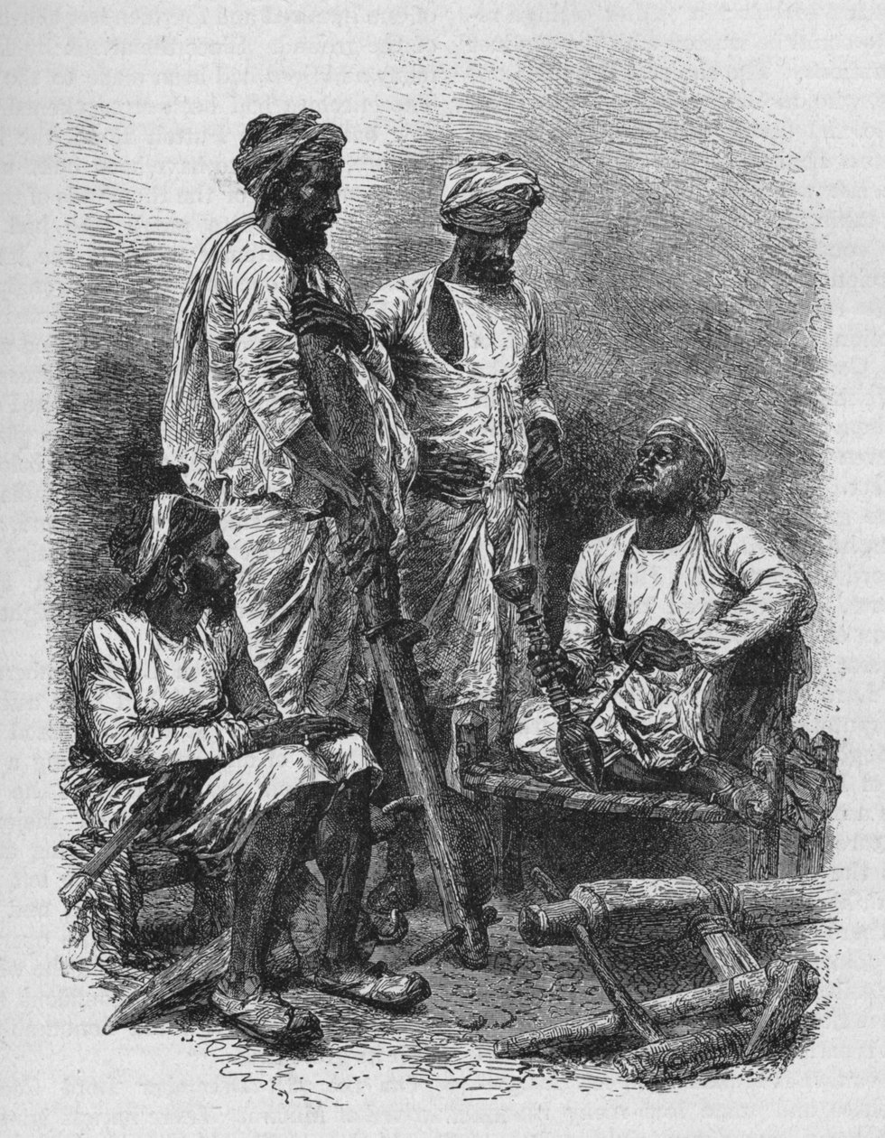 En gruppe af jats, 1902 af Unbekannt