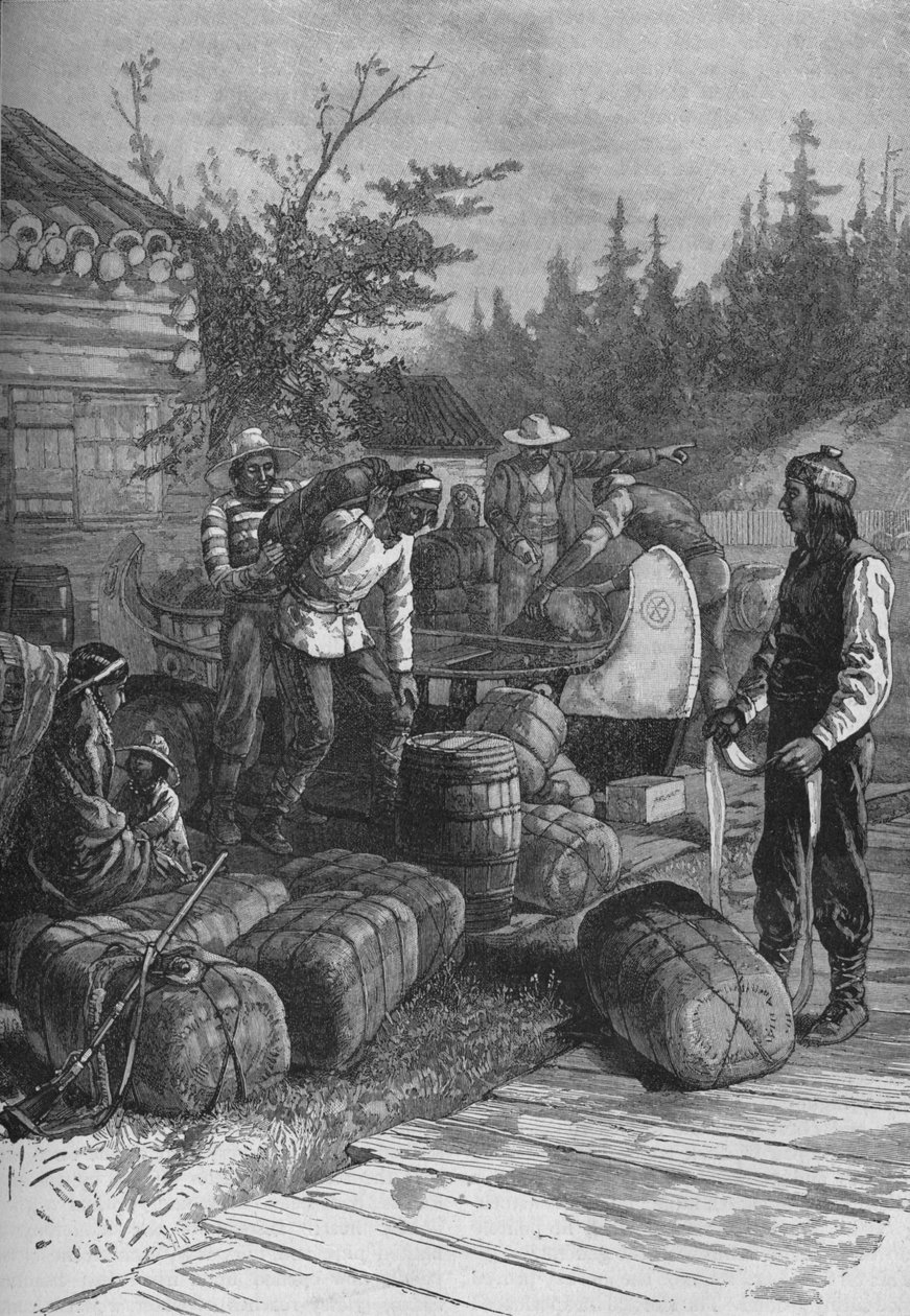 A Hudson Bay Companys Post, 1902 af Unbekannt