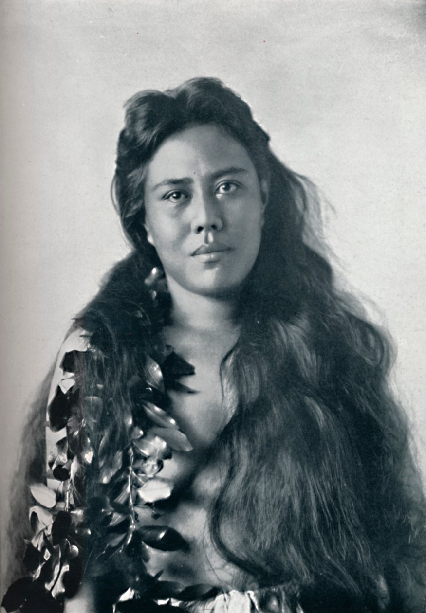 En Hula-danser, Honolulu, Hawaii, 1902 af Unbekannt