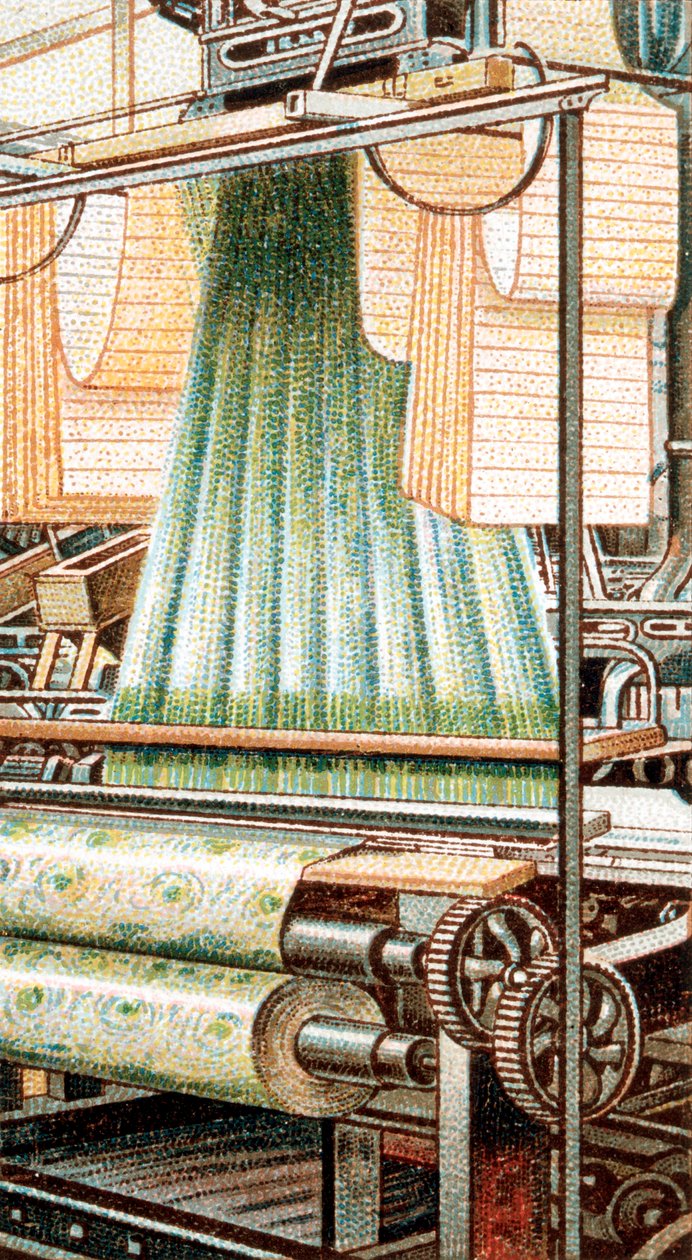 A Jacquard Loom, 1915 af Unbekannt