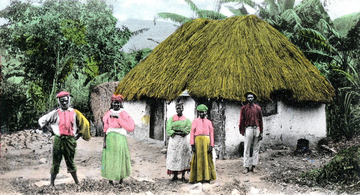 En jamaicansk landsby, omkring 1900-tallet af Unbekannt