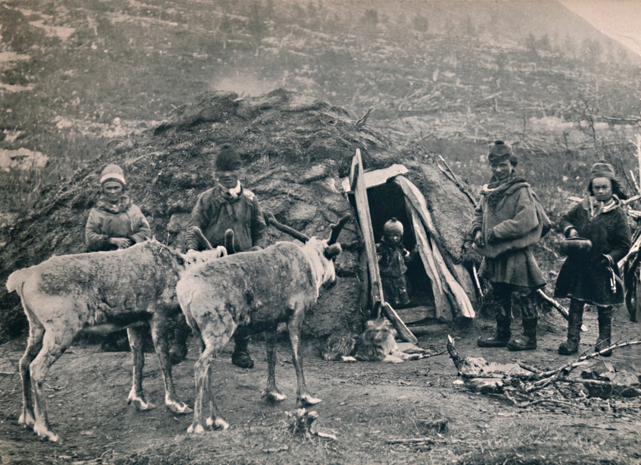 En Lapp Familie, 1914. af Unbekannt