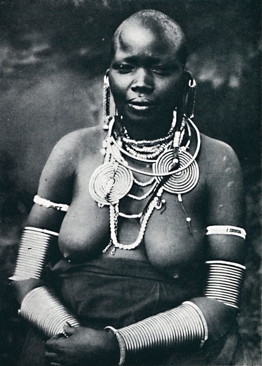 En masai-matrone, 1912 af Unbekannt