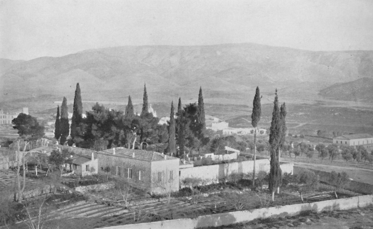 Et kloster ved foden af Hymettus, 1913 af Unbekannt